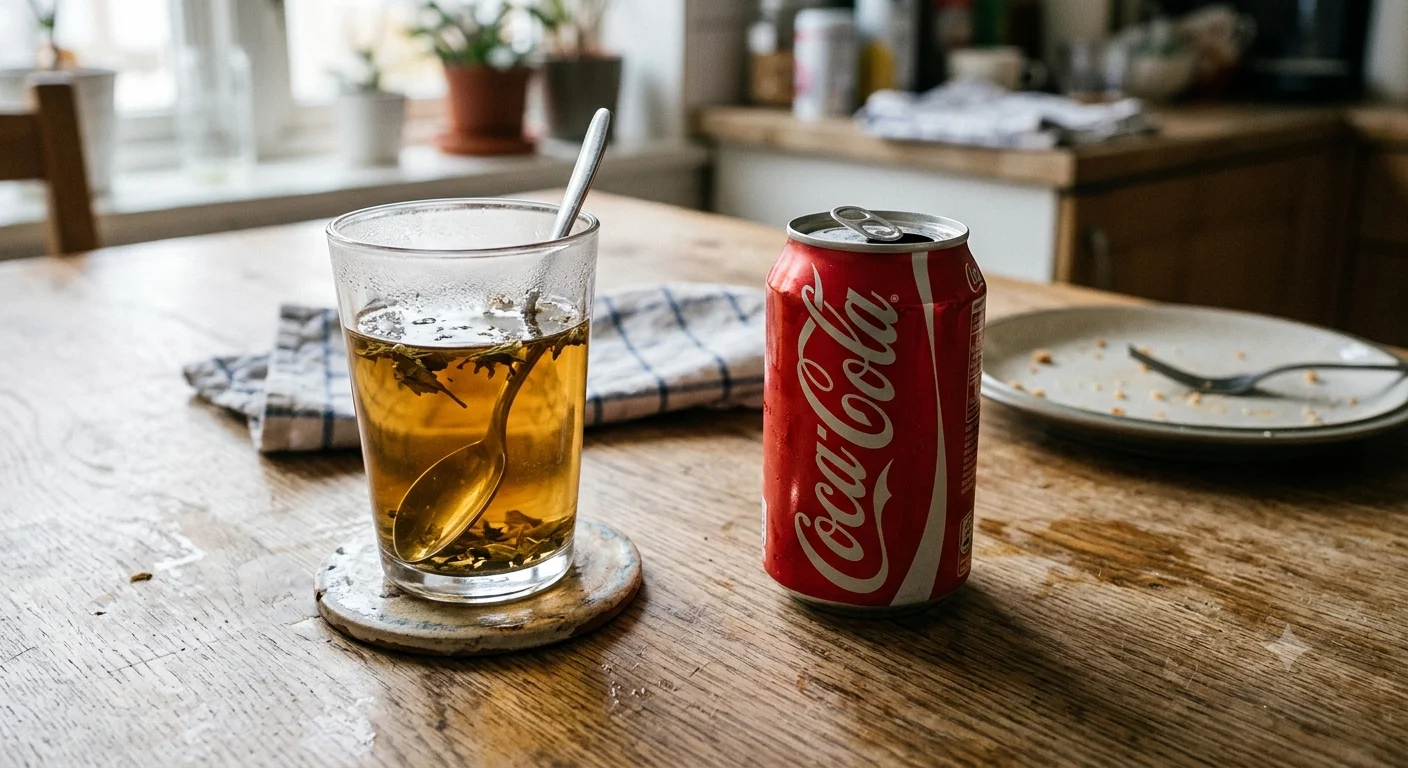 choosing water over sugary drinks during a cleanse