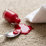 how to get fingernail polish off of carpet